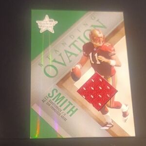 Alex Smith Football Card with Red Patch